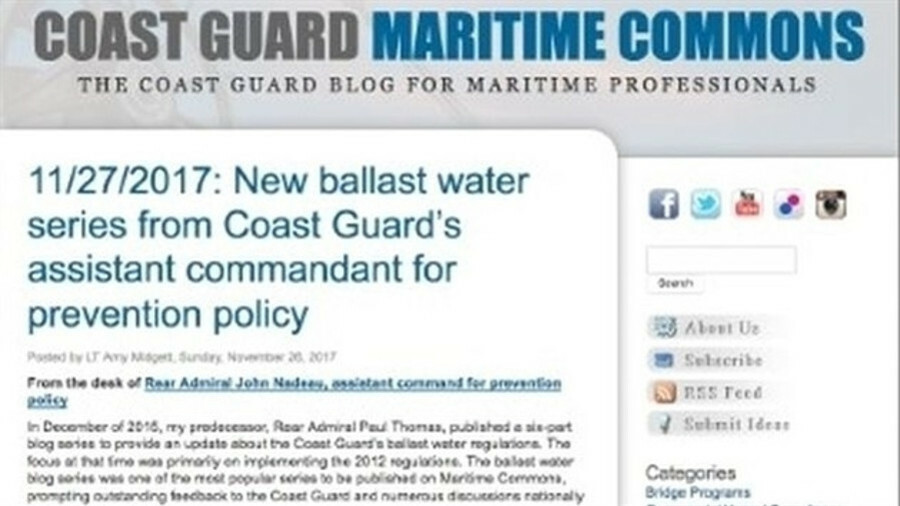 Riviera Maritime Media Opinion Uscg Tightens Rules On Ballast