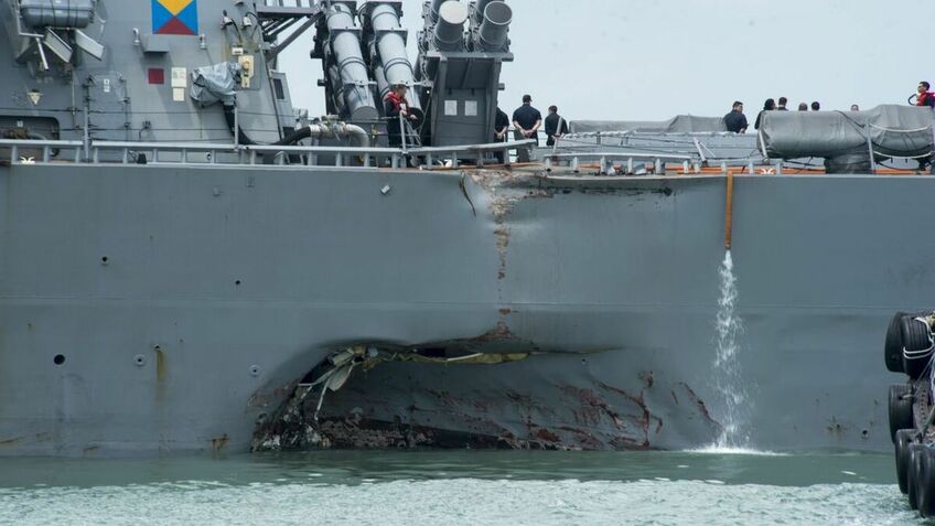 Touchscreens caused collision between USS John S McCain and chemical tanker Alnic MC