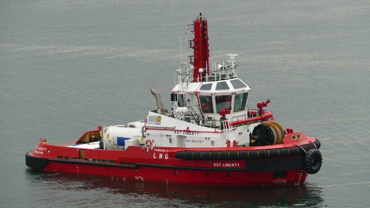 KST Liberty is the first dual-fuel smart tug to enter service in Singapore