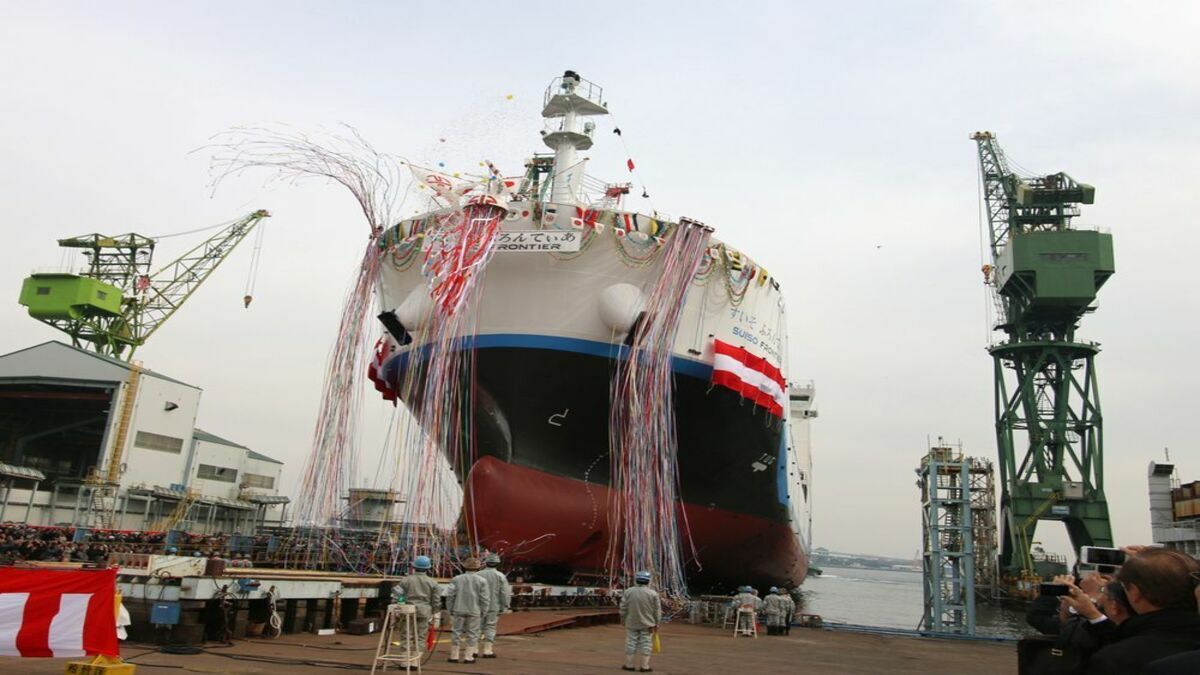 World&rsquo;s first liquefied hydrogen carrier launched