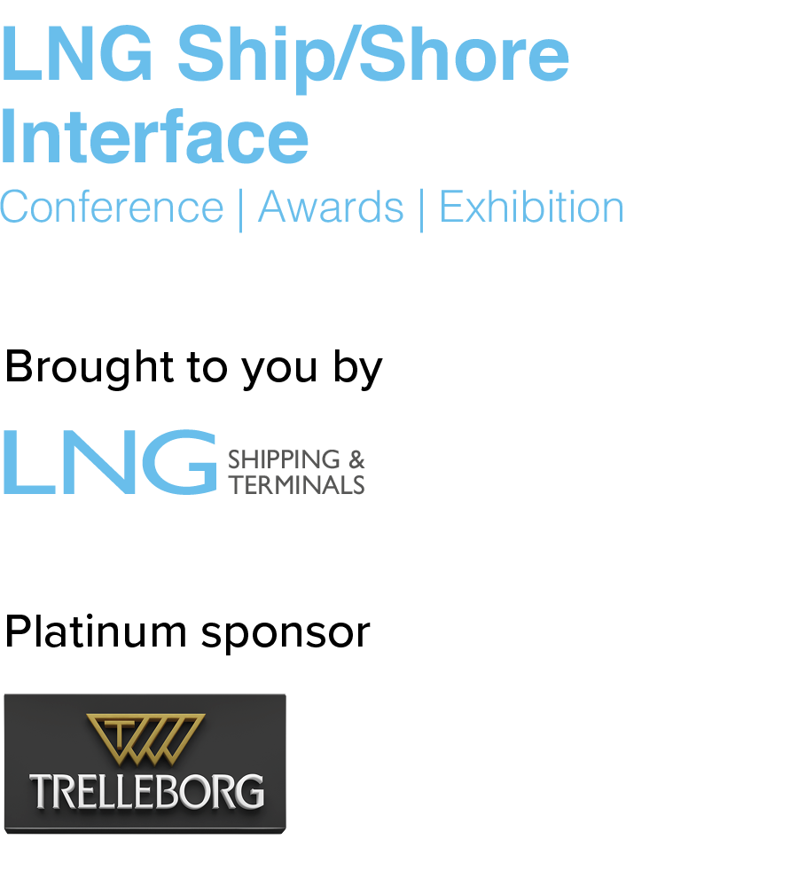 LNG Ship/Shore Interface Conference 2019 LNG Ship/Shore Interface Conference 2019