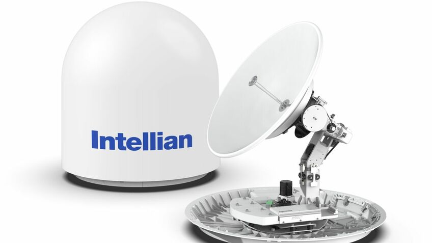 洋書 Satellite Communication Antenna Technolo Intellian_v85NX_antenna_Affino