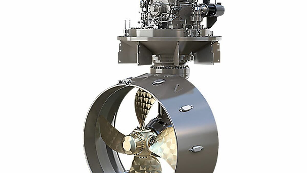 Caterpillar Propulsion manufactures marine azimuth thrusters for manoeuvring and positioning