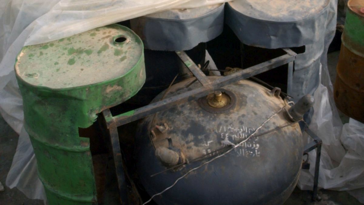 Example of an improvised explosive device sea mine found in Middle East conflicts (image: US Navy)