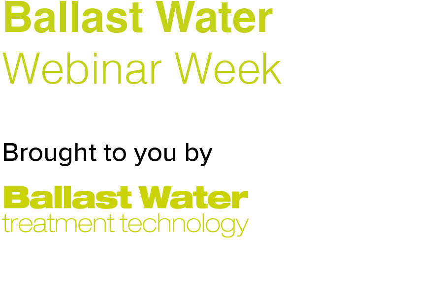 Ballast Water Webinar Week