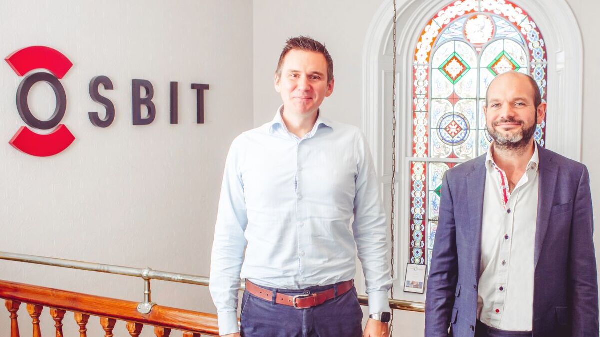 Osbit joint managing directors Robbie Blakeman (left) and Brendon Hayward (right) (source: Osbit)