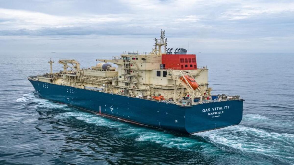 MOL-owned Gas Vitality completes 100th bunkering