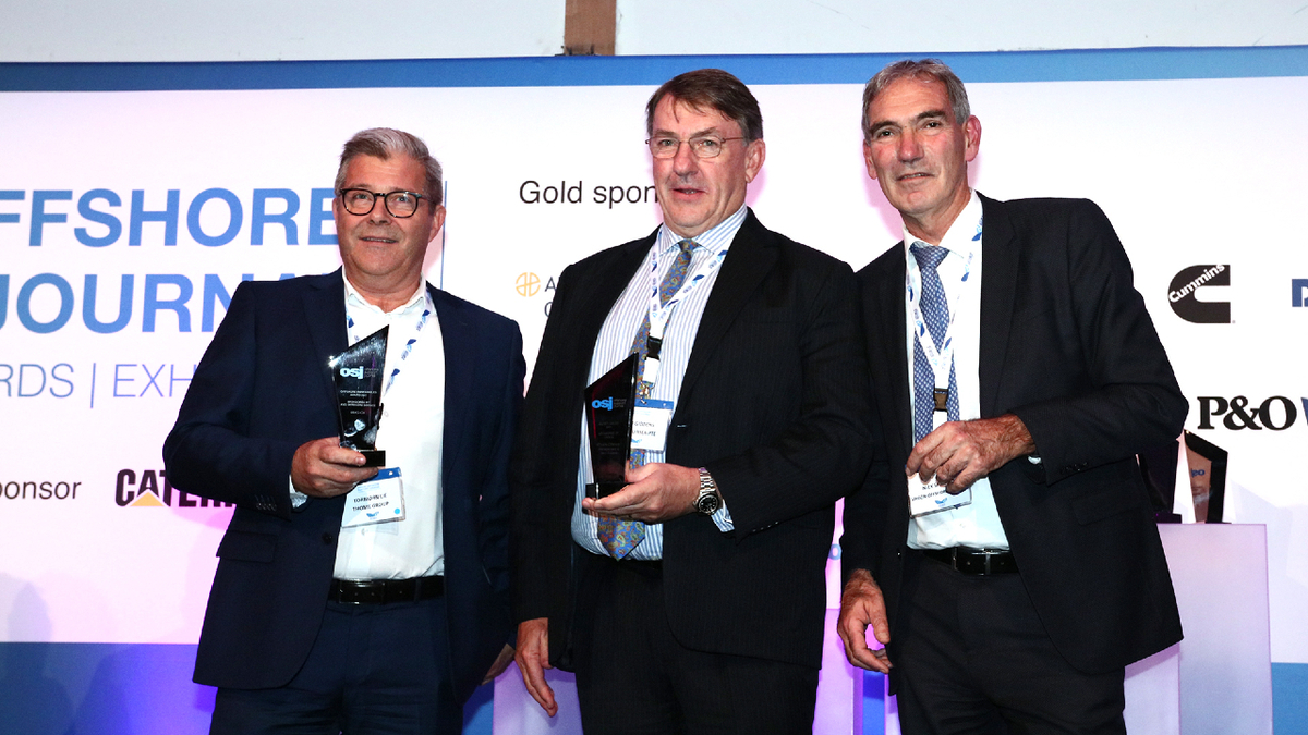 DSV with world-first notation takes home OSJ Safety Award