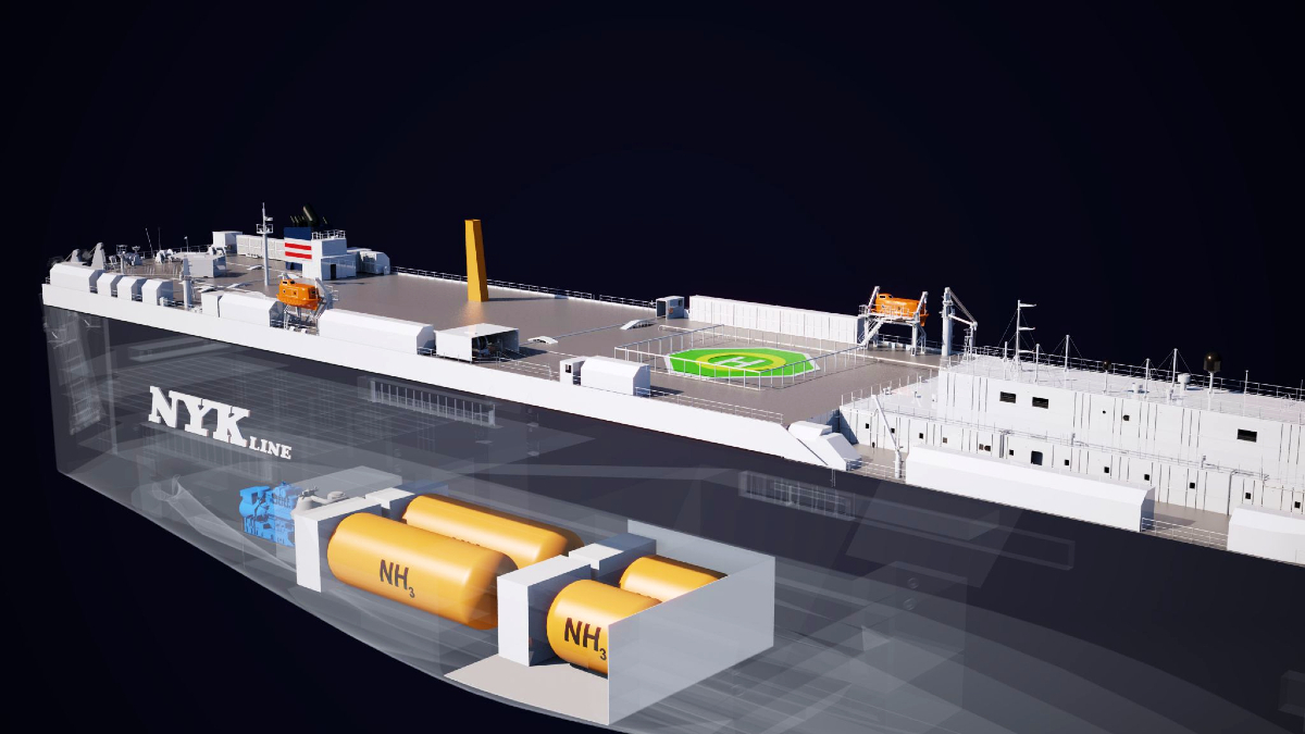 Riviera News Content Hub NYK’s ammoniaready LNGfuelled vessel