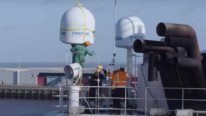 Castor installs VSAT on Royal Wagenborg's fourth walk-to-work vessel
