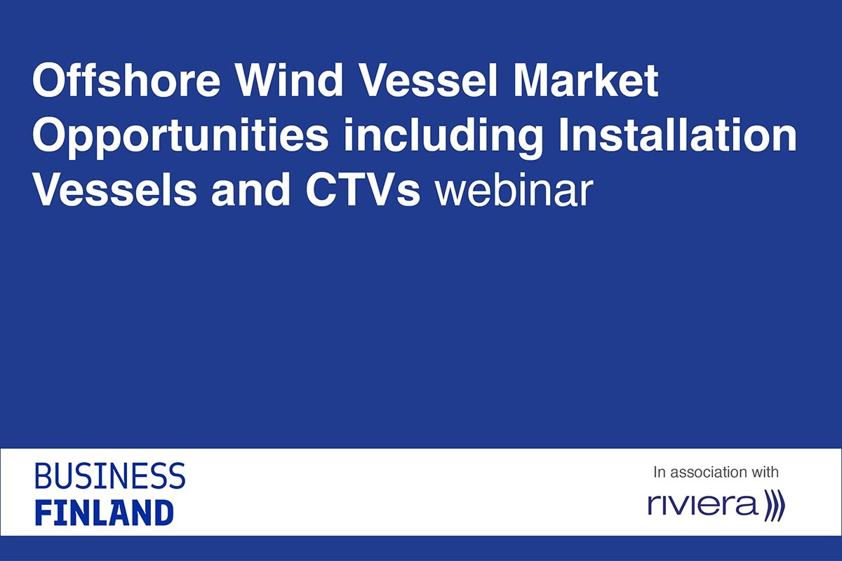 Offshore Wind Vessels Market Opportunities including Installation Vessels and CTV's Webinar 