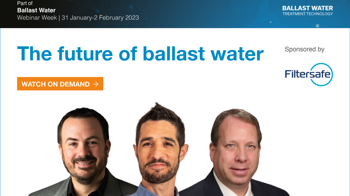 The future of ballast water management and treatment 