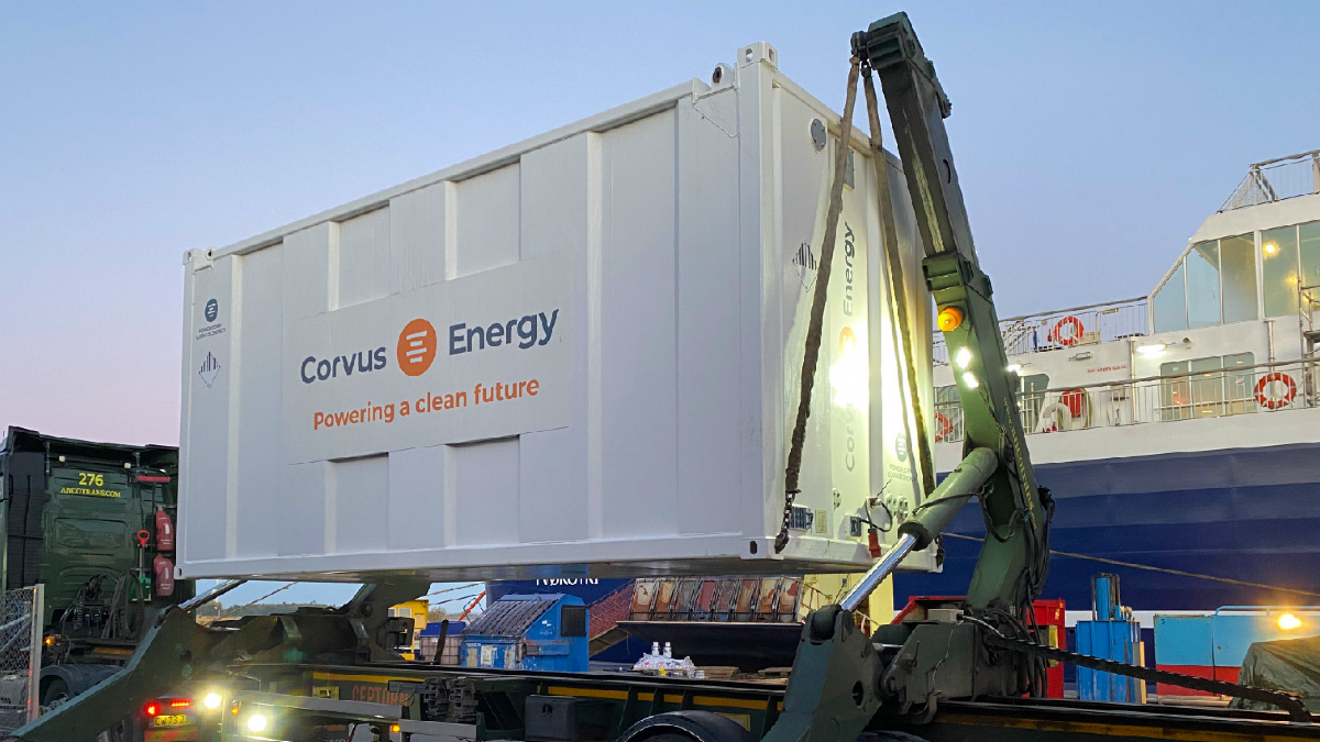 Corvus containerised battery room gets type-approval