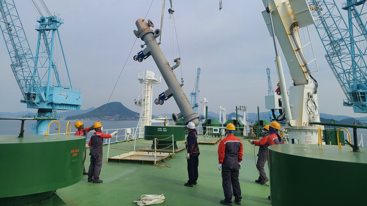 Long-term service agreement smooths dry docking of four LNG carriers