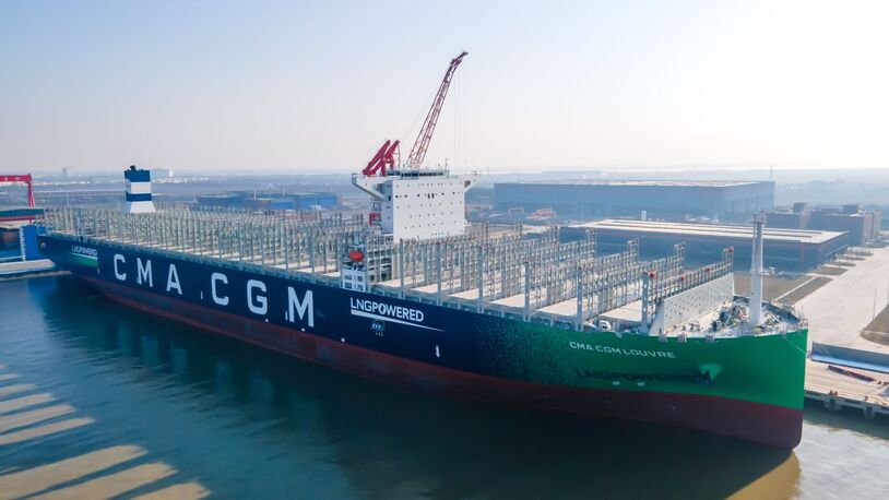 CMA CGM firms up order for 10 LNG dual-fuel 22,000-TEU ships