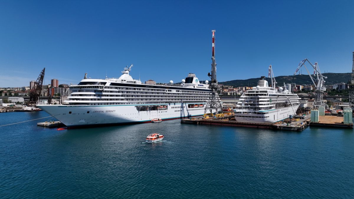 Fincantieri: maxi refitting completed for Crystal
