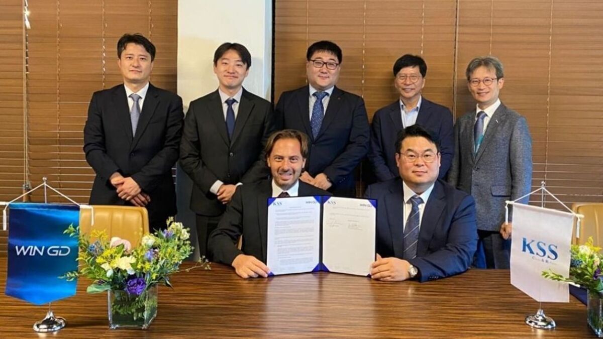 Riviera - News Content Hub - KSS Line, WinGD ink MoU to explore ammonia ...
