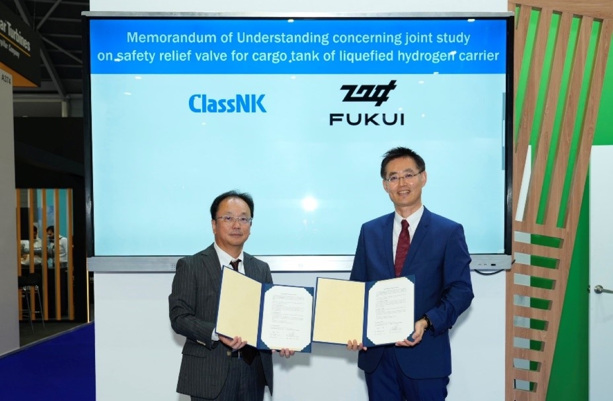 ClassNK, Fukui collaborate to enhance liquefied hydrogen carrier safety