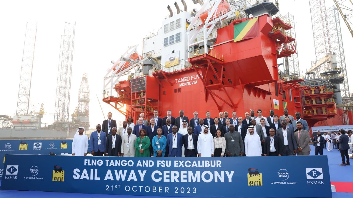 Sail away ceremony marks a world first