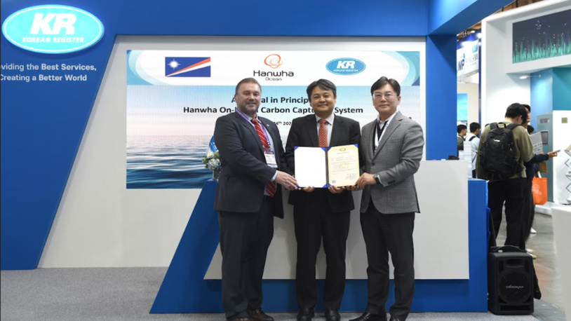 Hanwha Ocean secures AiP for onboard CO2 capture