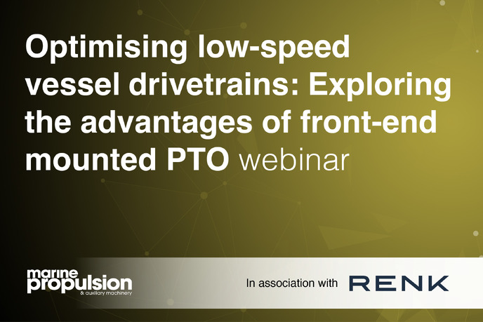 Optimising low-speed vessel drivetrains: Exploring the advantages of front-end mounted PTO