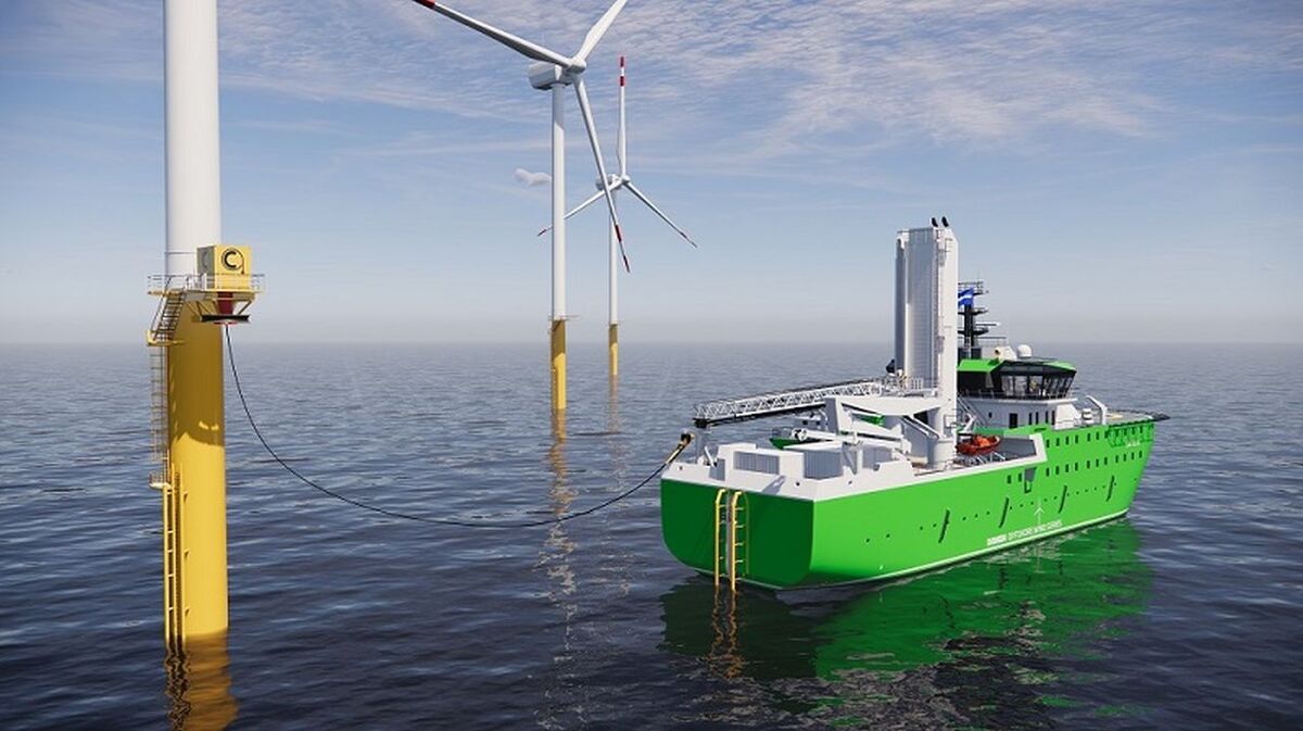 Damen details fully electric SOV with offshore charging capability 