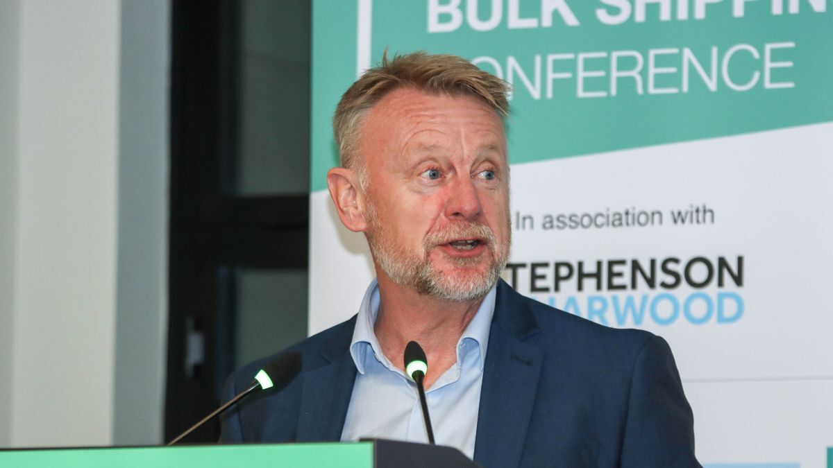 Rod Johnson delivers International Bulk Shipping Conference keynote address 
