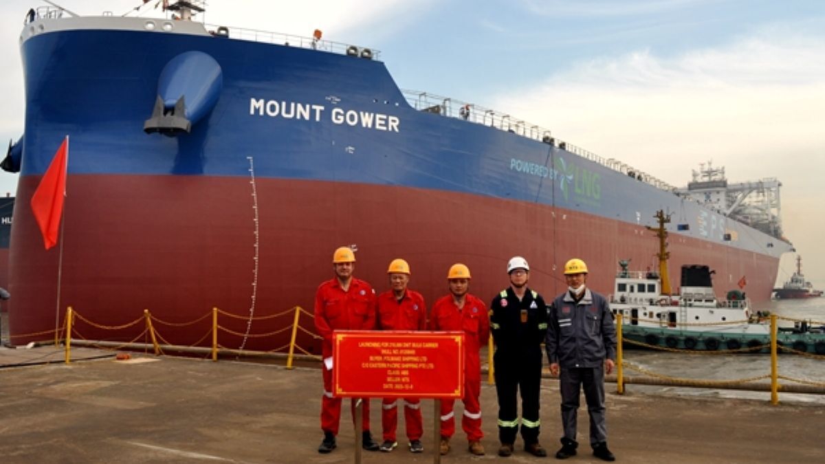 Rio Tinto's massive Simandou iron ore project; LNG-powered Newcastlemax launched
