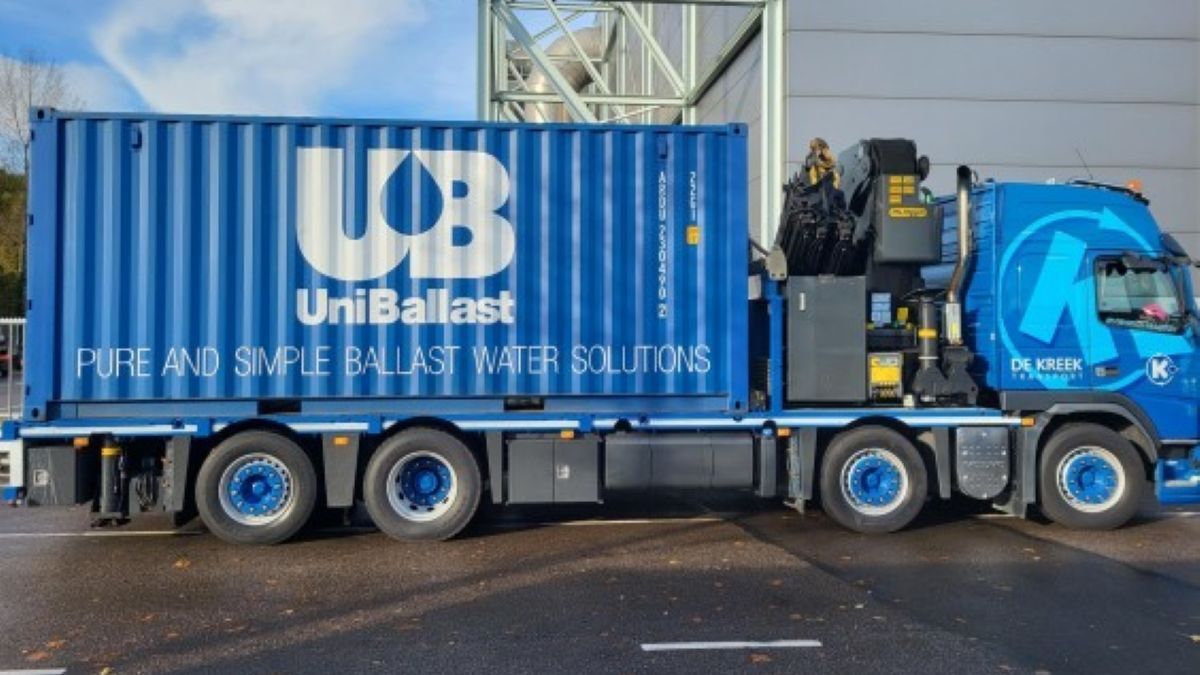 TeamTec, UniBallast complete second BWMS container