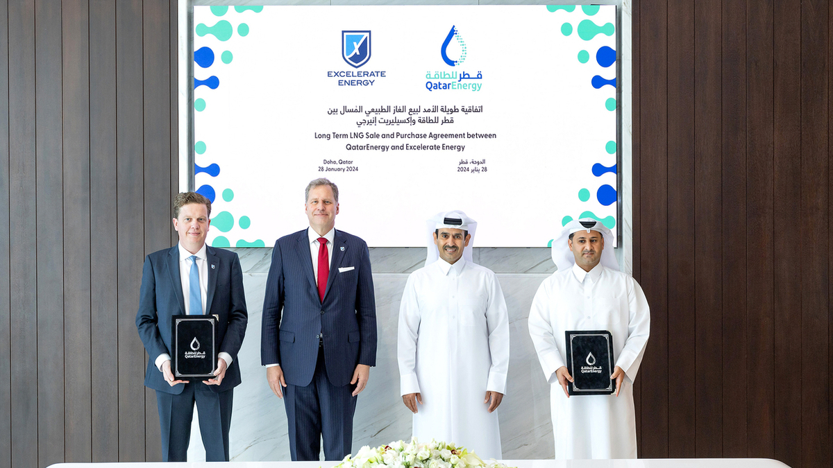Riviera - News Content Hub - Excelerate, Qatar ink 15-year LNG supply deal