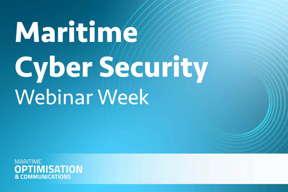 Maritime Cyber Security Webinar Week