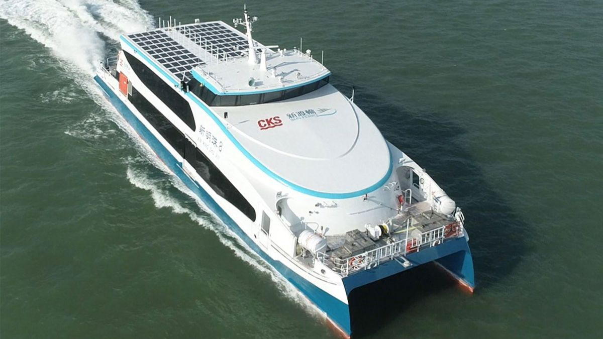 Sun Ferry receives first of six fast ferries