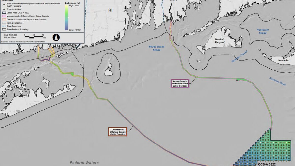 BOEM initiates review of 2.6-GW Vineyard Northeast offshore windfarm