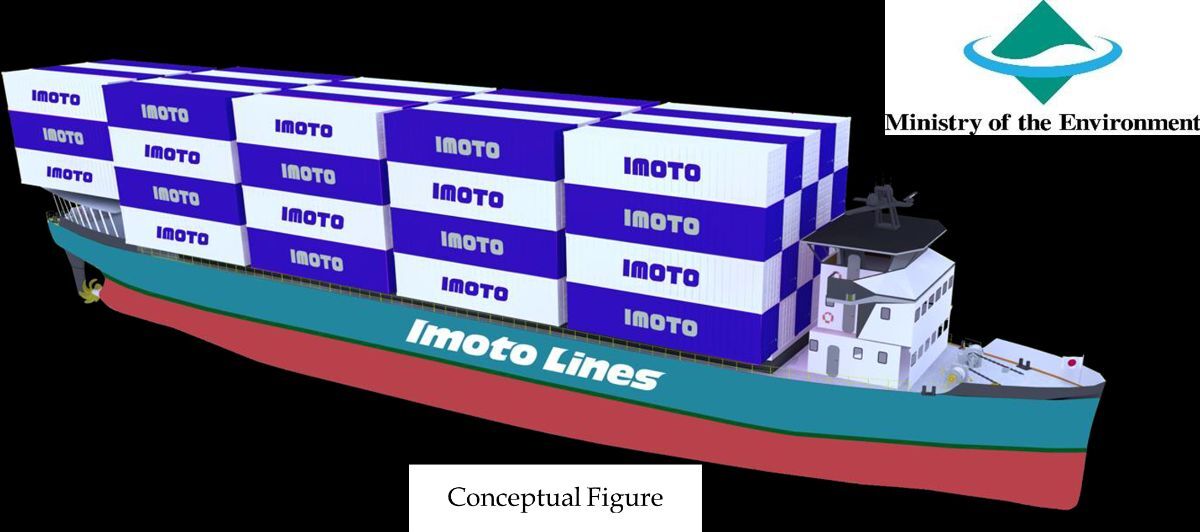 Imoto Lines, Marindows launch zero-emissions box ship project