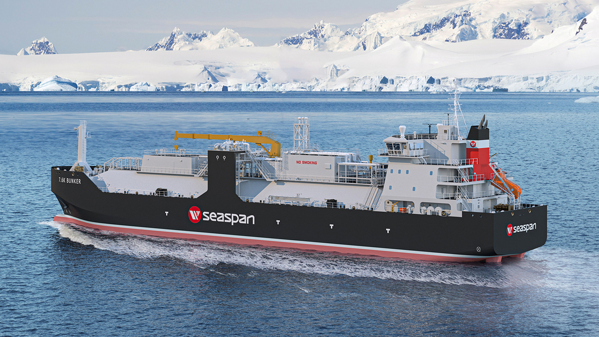 Seaspan launches LNG bunkering vessel for US West Coast