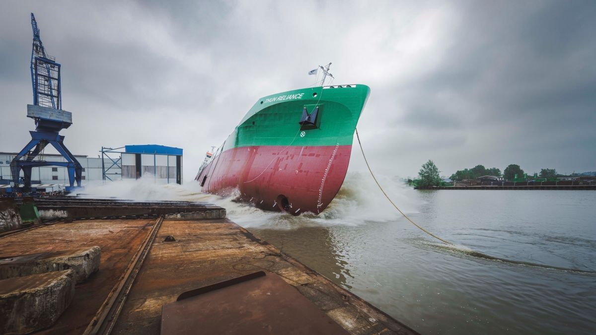 Second vessel in the new Thun Tanker series launched