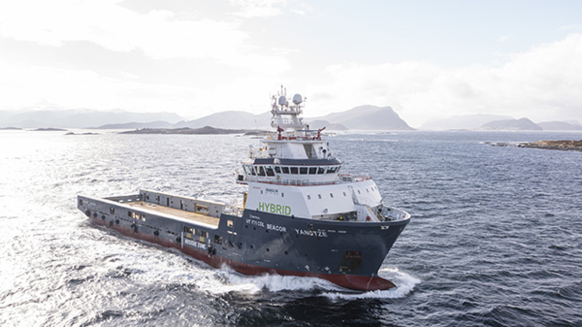 Seacor retrofits another PSV with hybrid power
