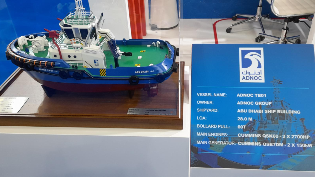 Riviera - International Tug and Salvage Convention Event News - ADNOC  boosts port fleet with new tractor tugs