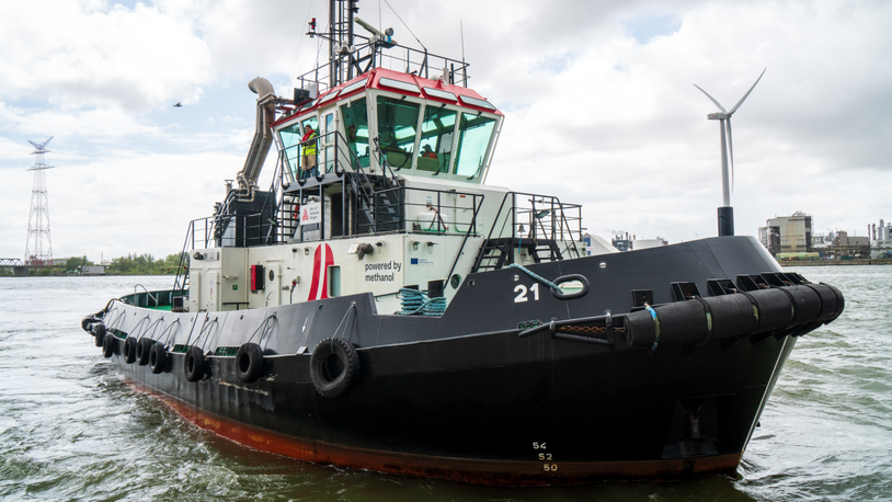 World’s first methanol-fuelled tug named in Port of Antwerp-Bruges