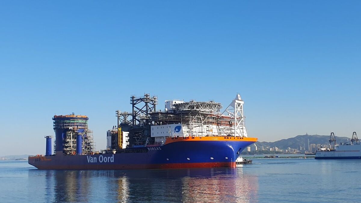 Van Oord’s new offshore installation vessel Boreas launched