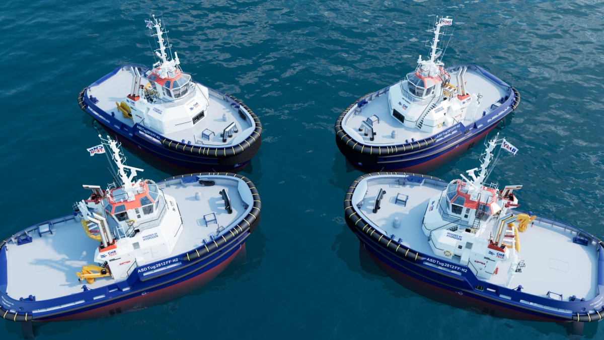 CMB.Tech inks deal for four hydrogen-powered tugs