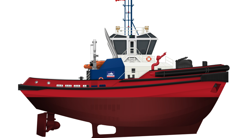 High power, decarbonisation impact tug design