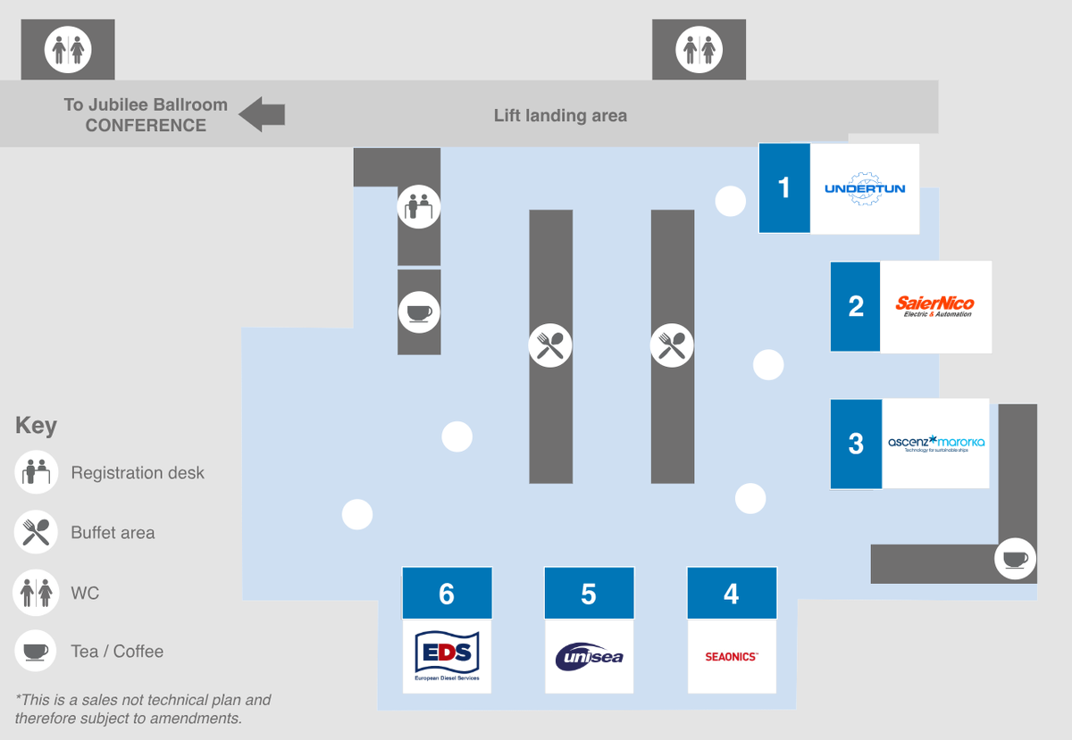 OSJ Asia Exhibitors Floorplan