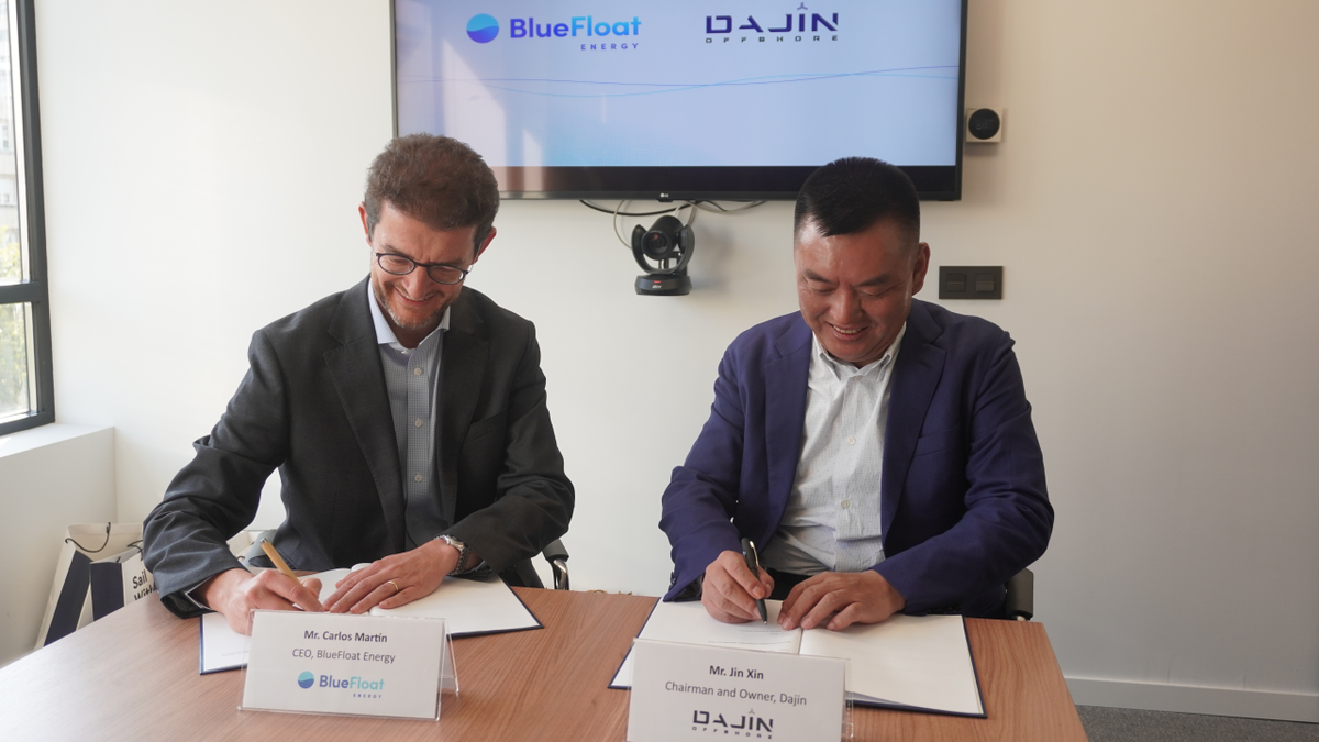 Floating wind developer BlueFloat teams up with Korean steel outfit to drive supply chain development