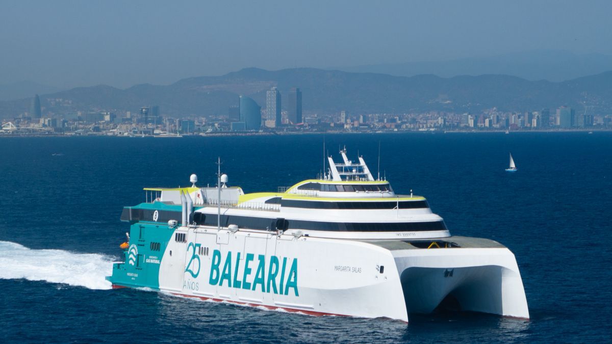 Third LNG fast ferry for Baleària to launch in September