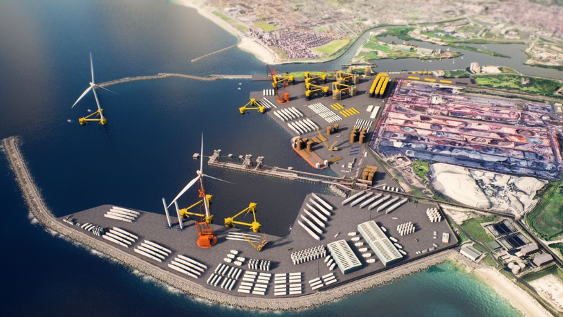 Government provides up to &pound;64M for Port Talbot floating wind hub