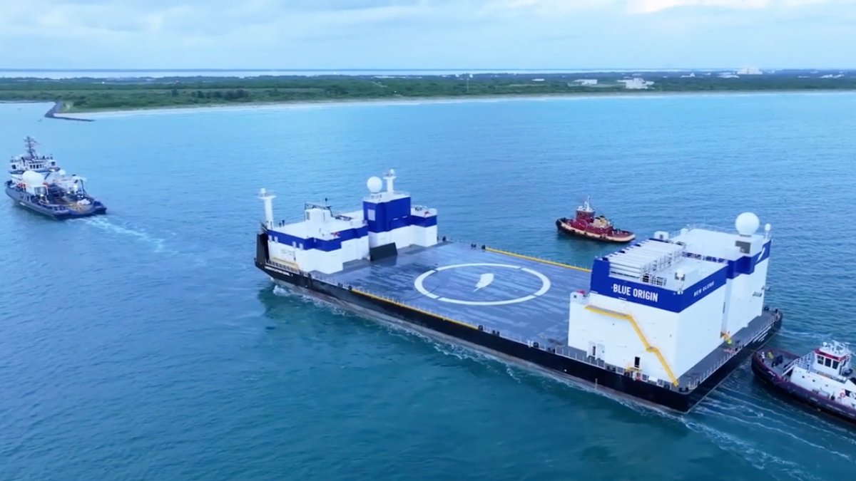 Riviera - News Content Hub - Blue Origin&rsquo;s rocket-landing platform 
