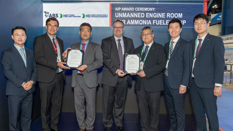 ABS approves unmanned AI-assisted ammonia engineroom tech