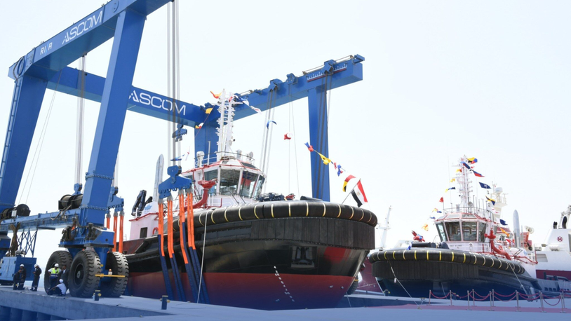 New Egyptian shipyard launches tugs for Suez Canal Authority