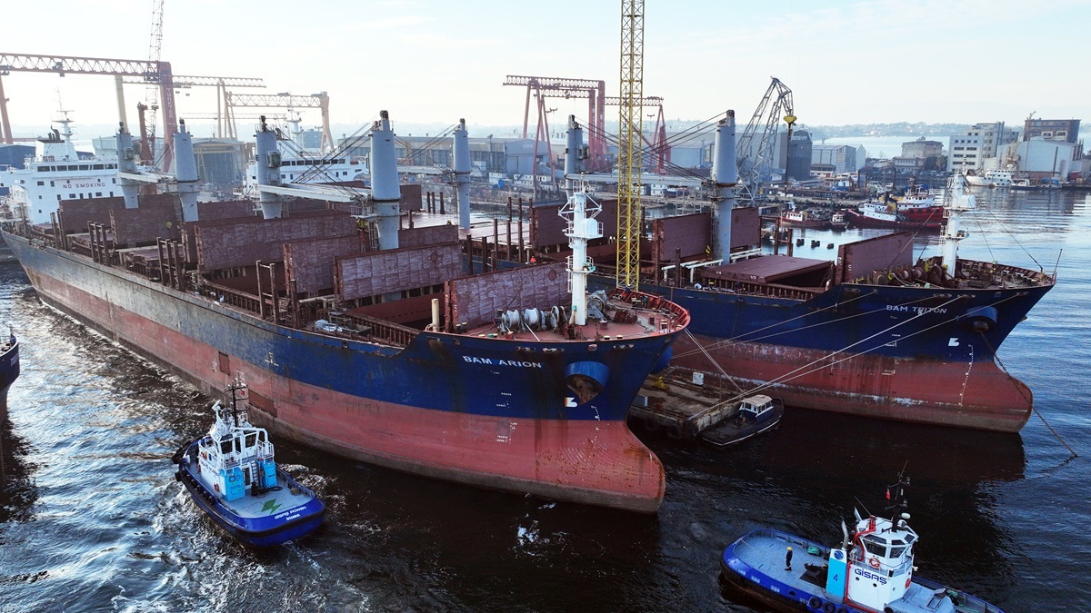 Retrofits on bulk carrier quartet aiming for 99% GHG emissions reduction completed